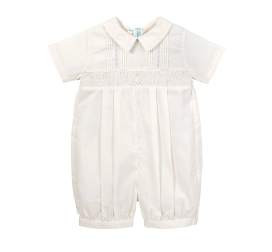 Feltman Brothers Ivory Boys Wedding Romper