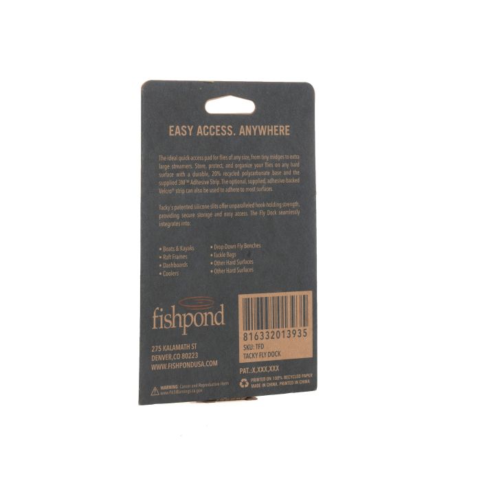 Fishpond Tacky Fly Dock - Spawn Fly Fish - Fishpond