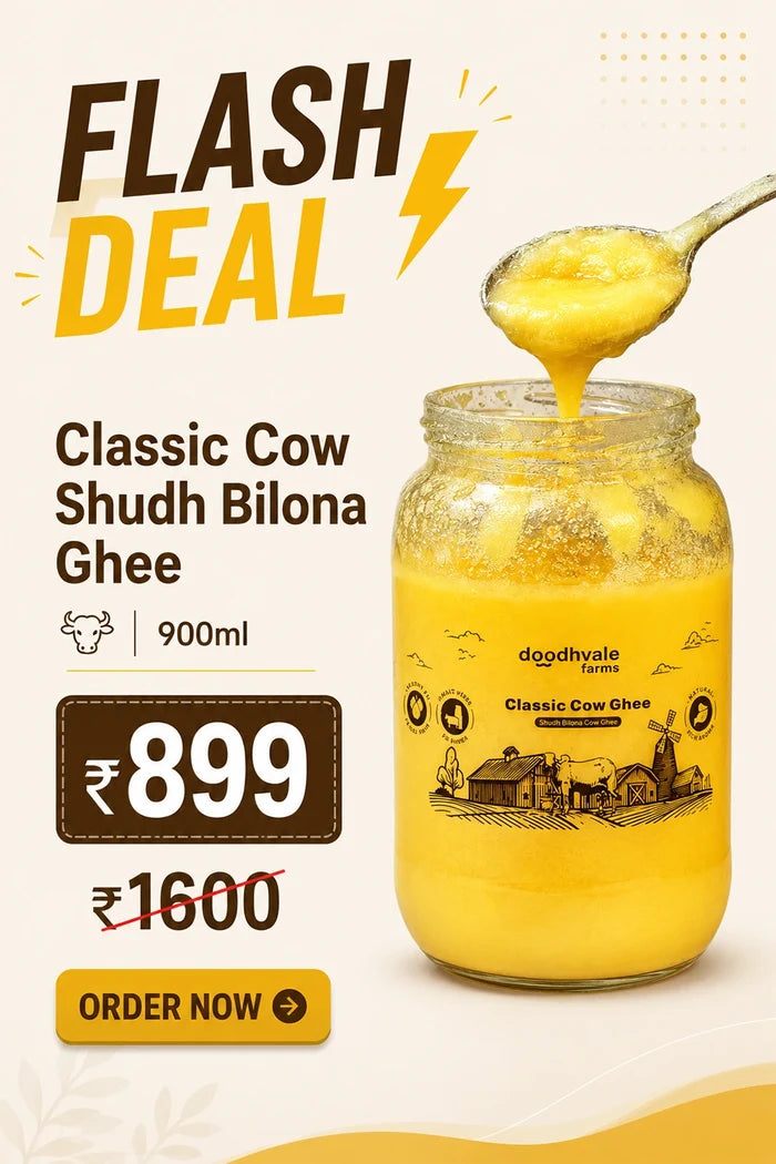 Flash Sale - Classic Cow Shuddh Bilona Ghee