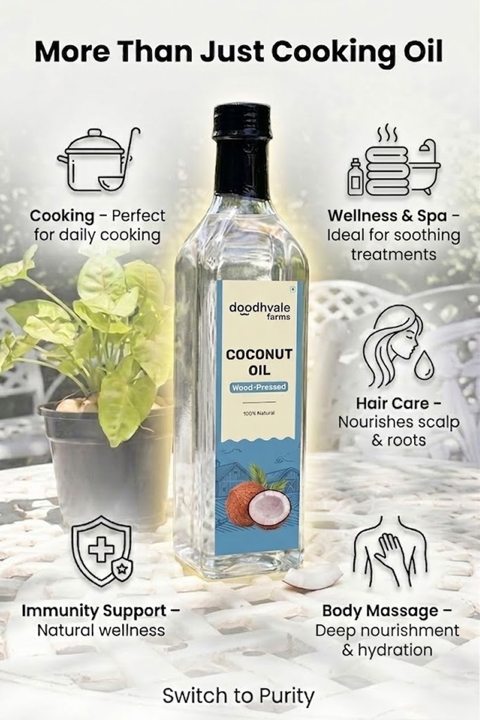 Flash Sale - Coconut Oil - Wood Pressed