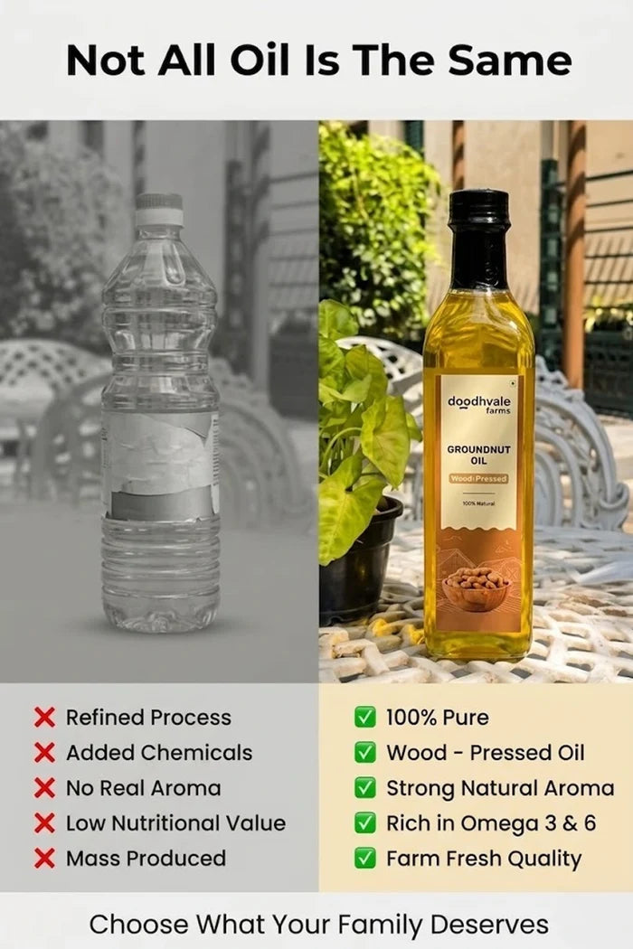Flash Sale - Groundnut Oil - Wood Pressed