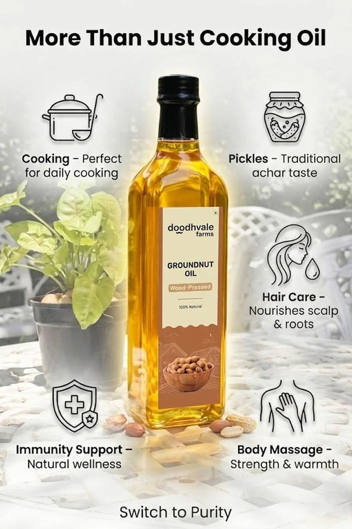 Flash Sale - Groundnut Oil - Wood Pressed