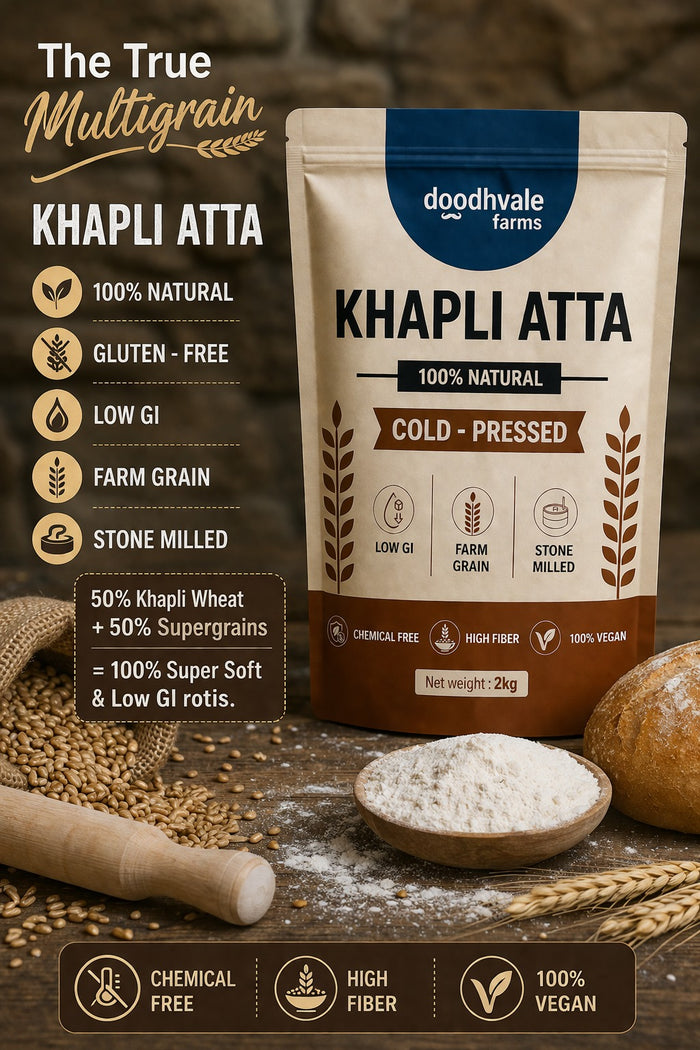Flash Sale - Khapli Atta – Cold Pressed | 2kg