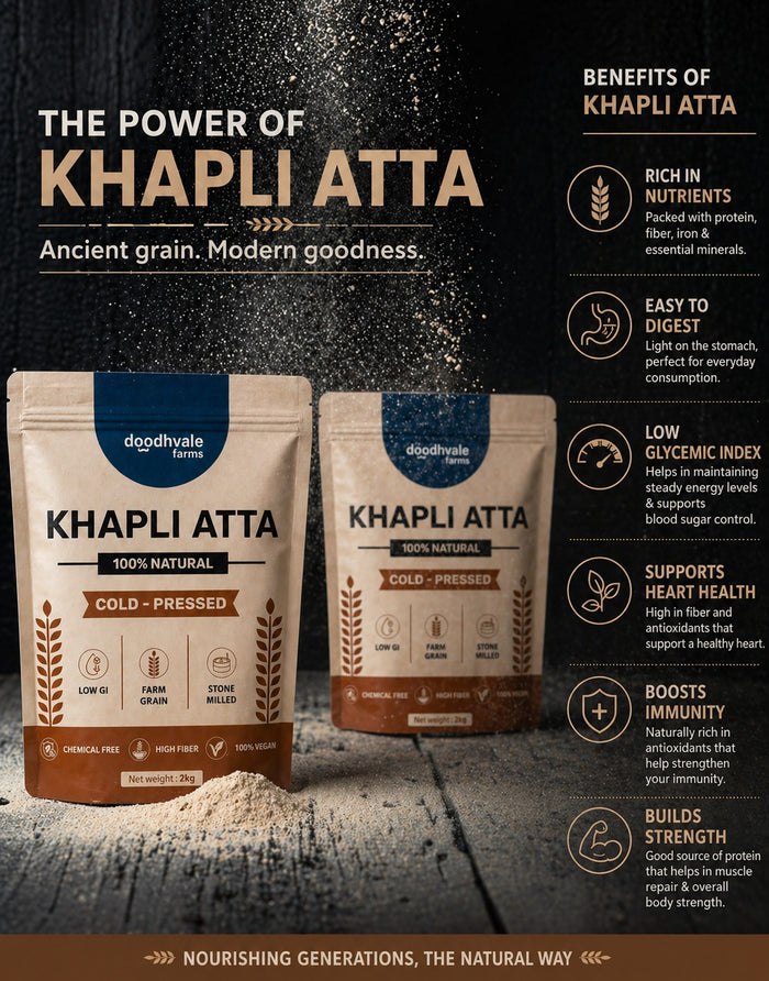 Flash Sale - Khapli Atta – Cold Pressed | 2kg