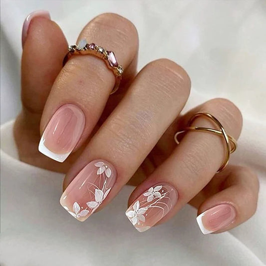 Floral Veil | Short Square | EASY PRESS™