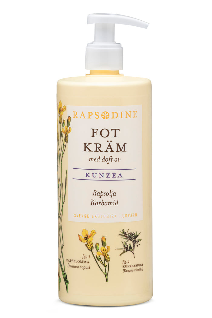 Svensk, ekologisk fotkräm, 500 ml från Rapsodine
