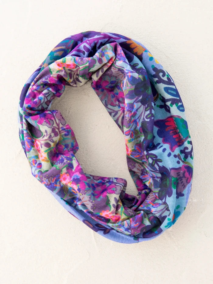 Full Boho Bandeau® Headband - Border Folk Garden-view 5