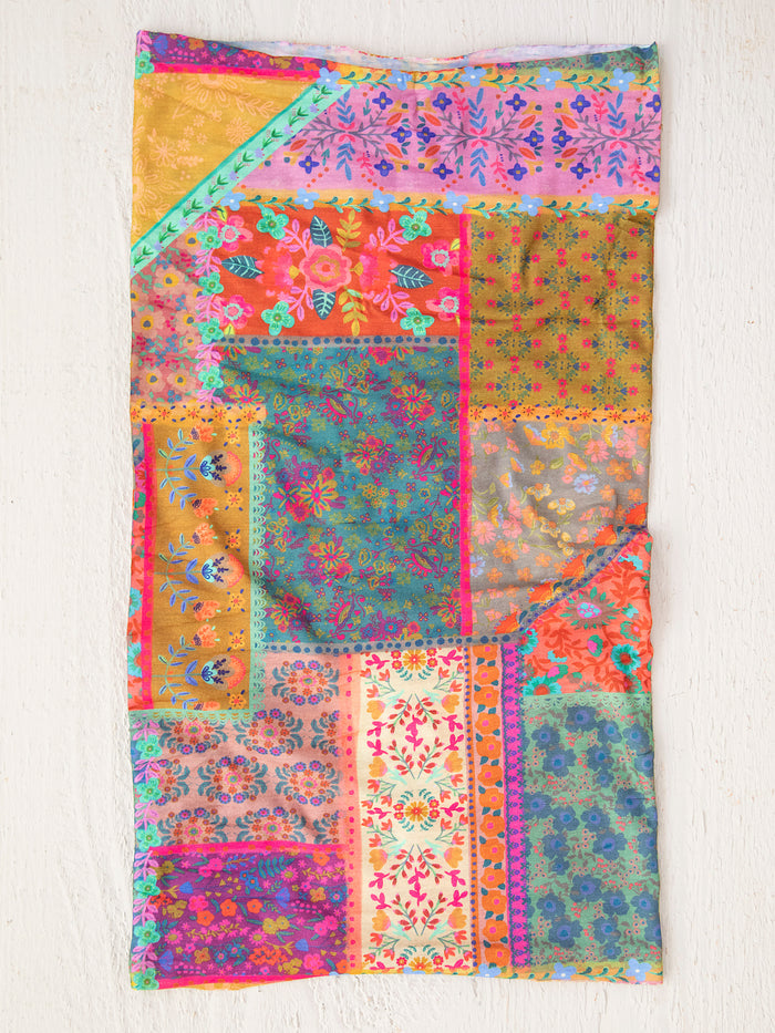 Full Boho Bandeau® Headband - Multi Patchwork-view 3