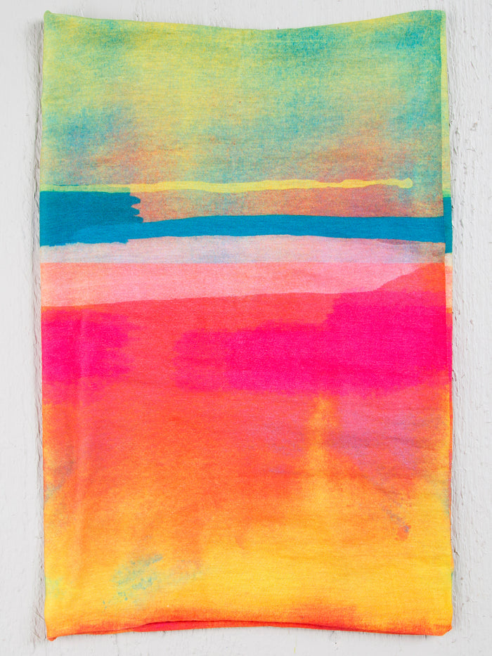 Full Boho Bandeau® Headband - Rainbow Ombre-view 4