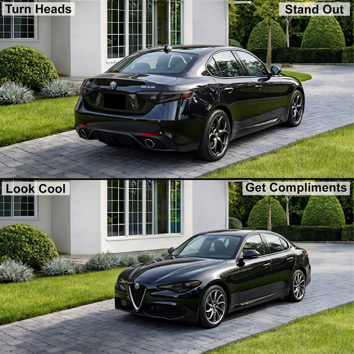 Full Headlight Taillight 2016–2026 Dark Smoke Headlight & Taillight Tint Kit – Precut Vinyl Lens Overlays