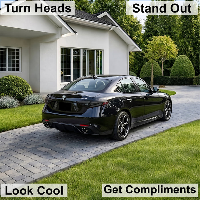 Full Headlight Taillight 2016–2026 Dark Smoke Headlight & Taillight Tint Kit – Precut Vinyl Lens Overlays