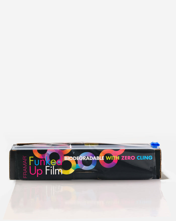 Framar funked up film, funked up film, hair coloring film, cling free film, cling free, hair dye cling film, hair coloring film, hair color laminating film