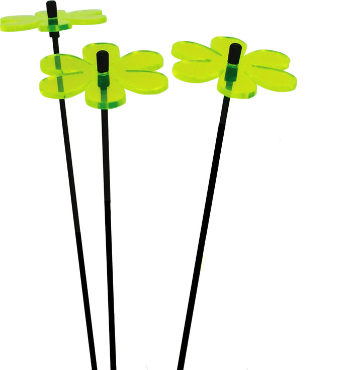 Garden Décor Ornament Set of 3 SunCatcher Daisy Colourful Flower