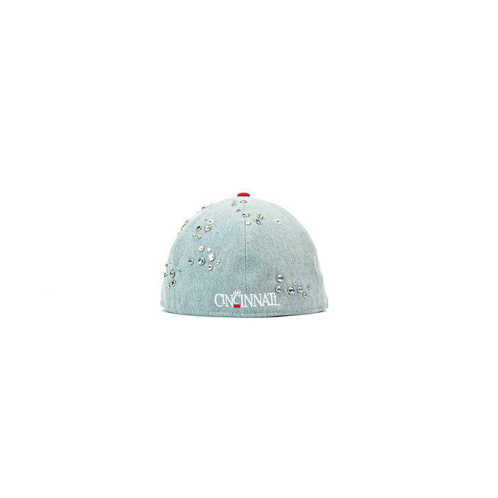 Gemstone Cincinnati Bearcats Vault Fitted Cap (Denim)