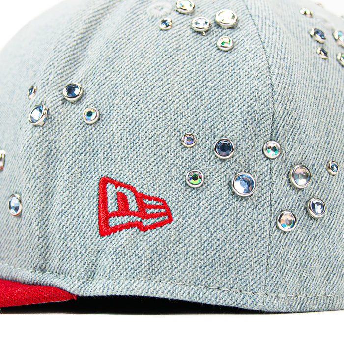 Gemstone Cincinnati Bearcats Vault Fitted Cap (Denim)