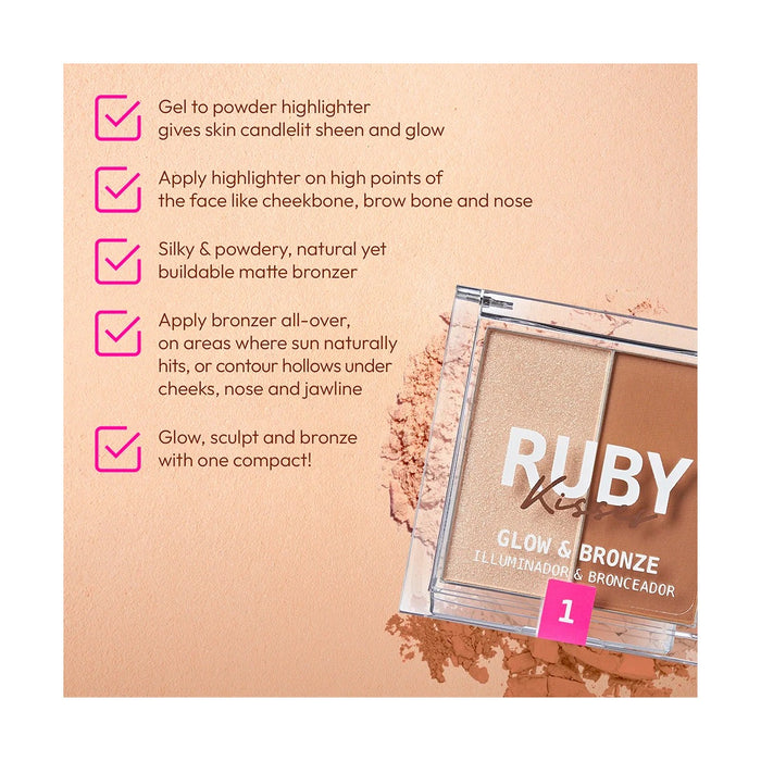 Glow & Bronze Duo Highlighter Bronzer