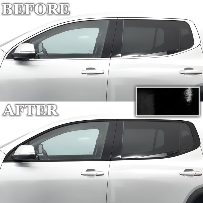 Vinyl Chrome Delete Grille Side Window Blackout Decal Stickers Overlay Film Fits GMC Acadia 2017 - 2023 - Bogar Tech Designs