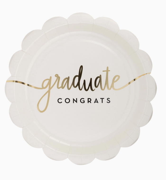 Graduate Congrats Paper Plate