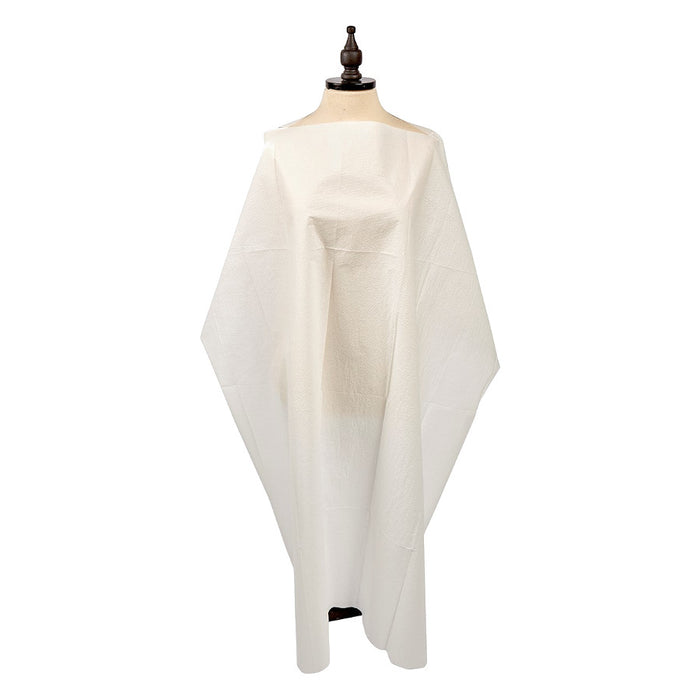 Graham Disposable Barber & Salon Cape #86786 WHITE- (50 per case) - Limit 2 Case - Palms Fashion Inc.