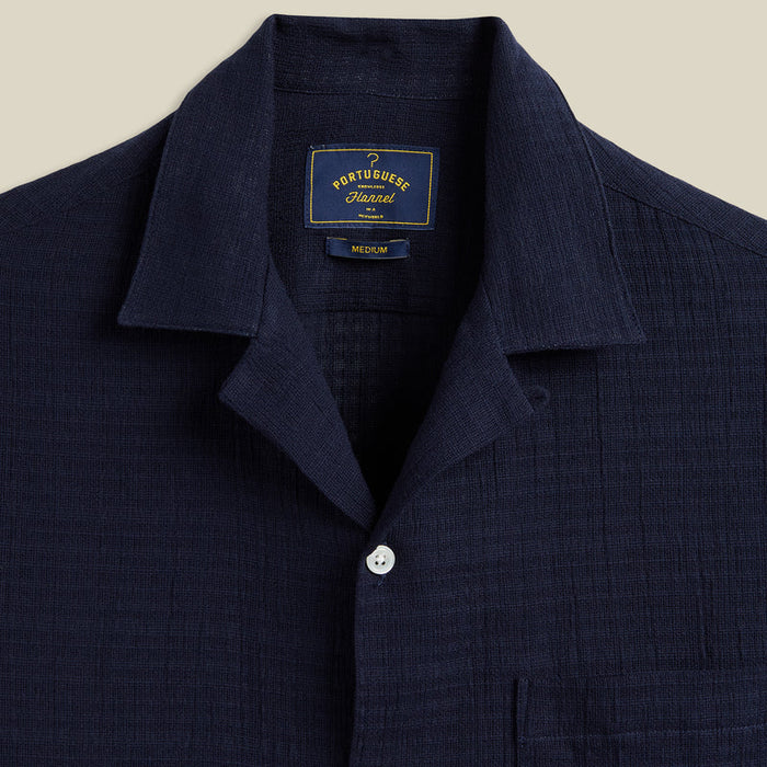 Grain Shirt in Navy