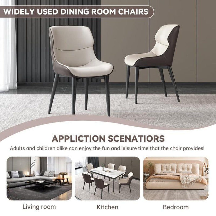 Premium PU upholstery providing a smooth, easy-to-clean surface for daily use.