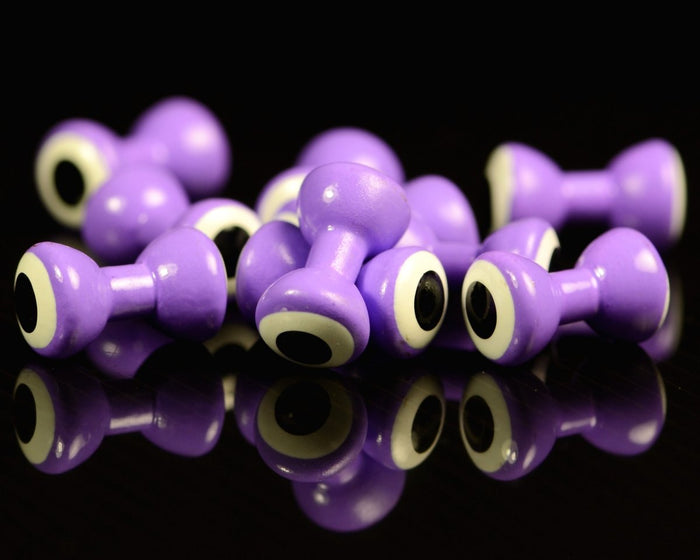 Extra Small / Purple With White & Black