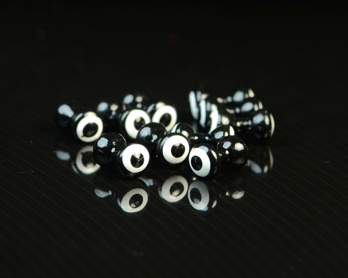 Hareline Double Pupil Lead Eyes - Spawn Fly Fish - Hareline Dubbin