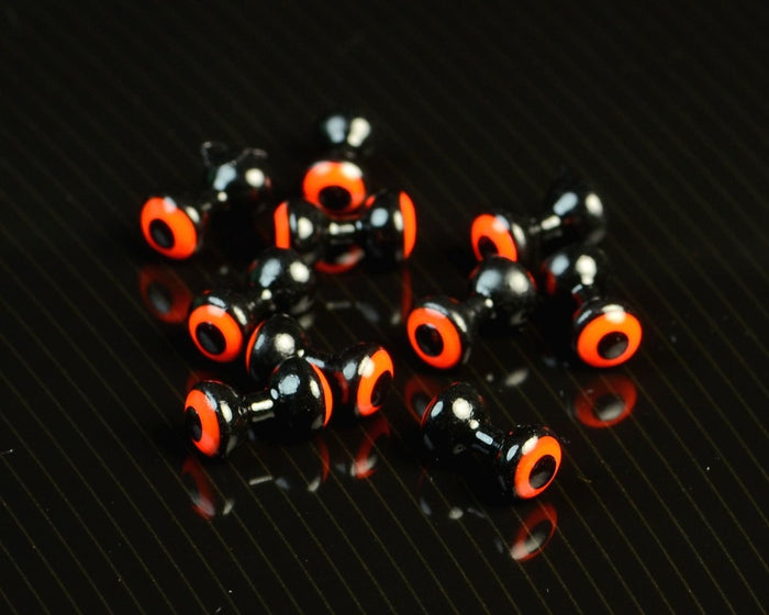 Hareline Double Pupil Lead Eyes - Spawn Fly Fish - Hareline Dubbin