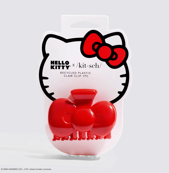 Hello Kitty X Kitsch Recycled Plastic Bow Shape Claw Clip