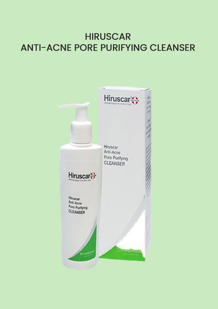 [HIRUSCAR] Anti-Acne Pore Purifying Cleanser 100ml | Gently Cleanse Skin