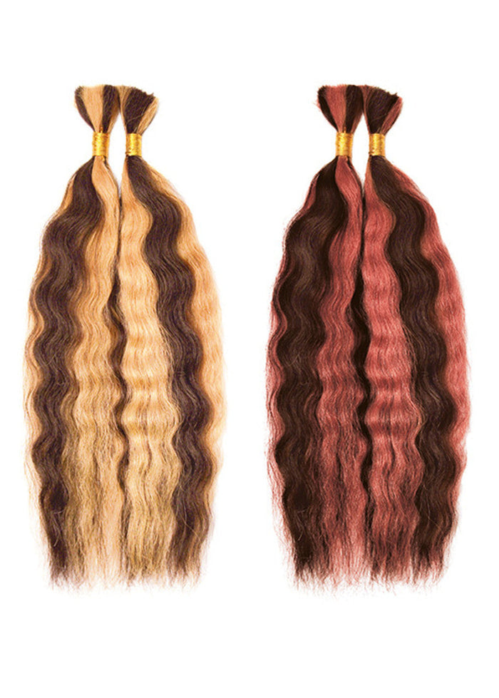 Human Hair Super Bulk Braids 18"