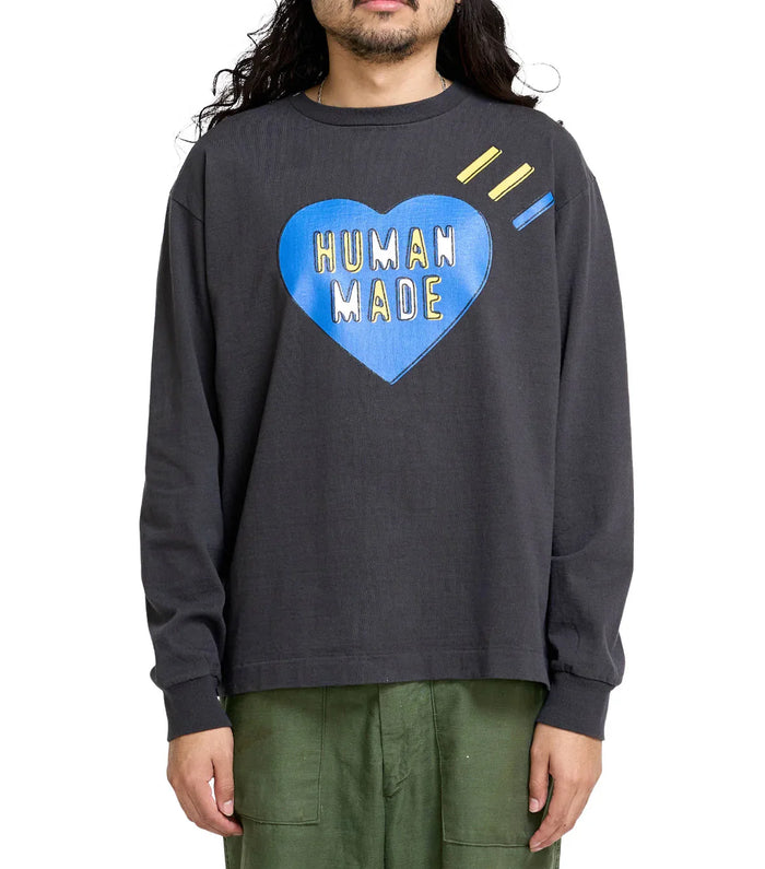 Human Made Heart Graphic T-Shirt Blue Black