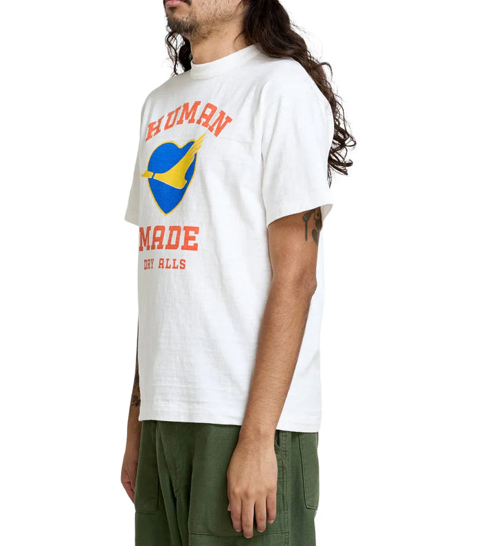 Human Made Heart Graphic T-Shirt Blue White