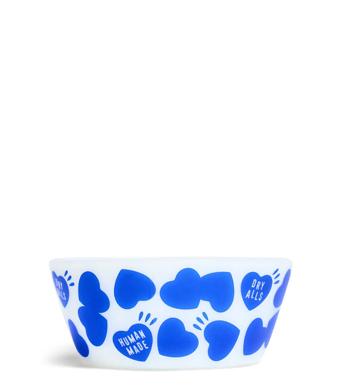 Human Made Heart Pattern Bowl Blue