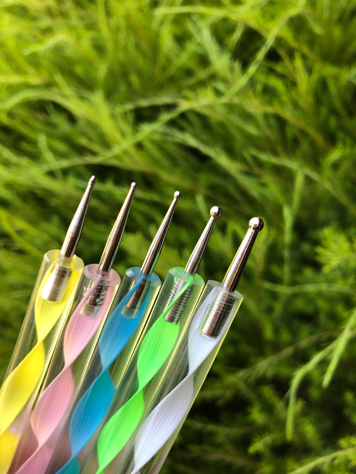 Set of 5 Dotting tools for nail design