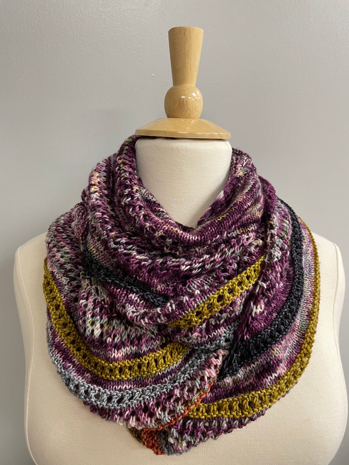 Butterscotch Ripple Shawl