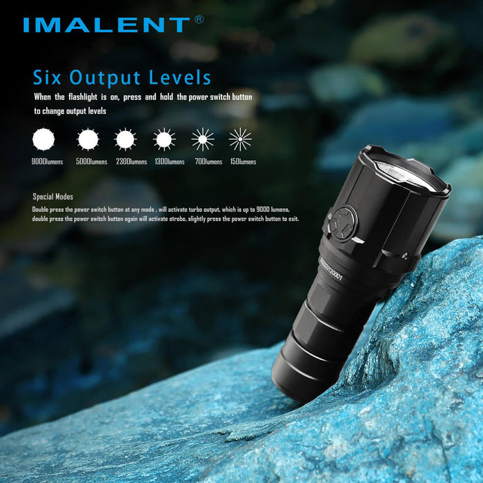 IMALENT R30C 9000 lumens flashlight