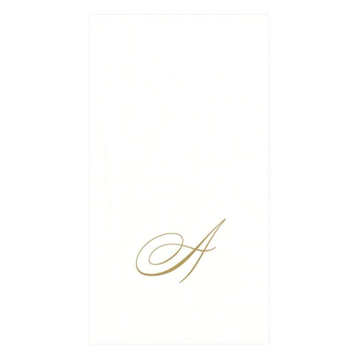 Initial Paper Linen Guest Towel - Belle De Provence