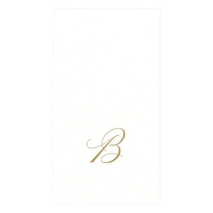 Initial Paper Linen Guest Towel - Belle De Provence