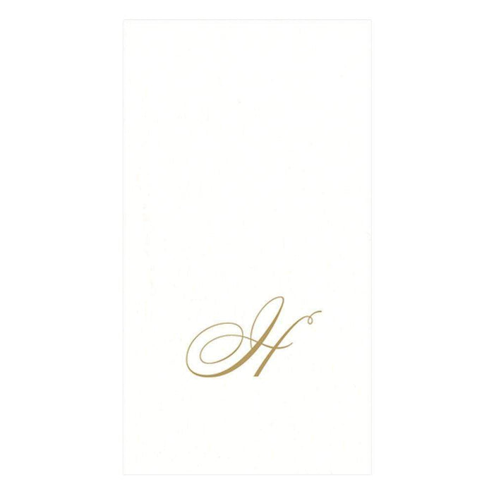 Initial Paper Linen Guest Towel - Belle De Provence