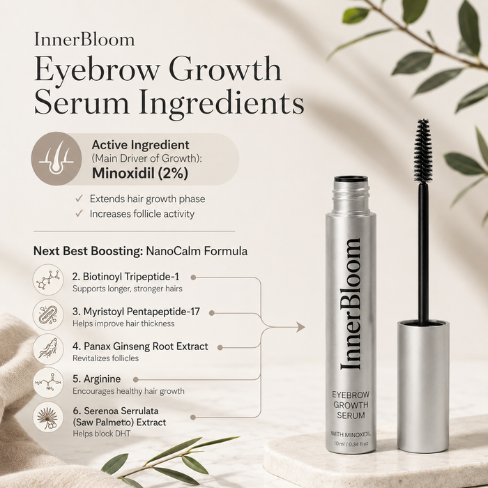 Innerbloom Gentle Minoxidil Eyebrow Growth Serum