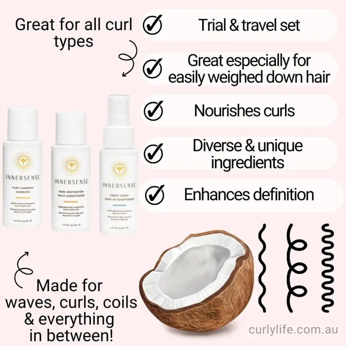 Innersense Organic Beauty Pure Travel Trio