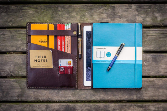 iPad Air/Pro & Extra Large Moleskine Cover - Dark Brown