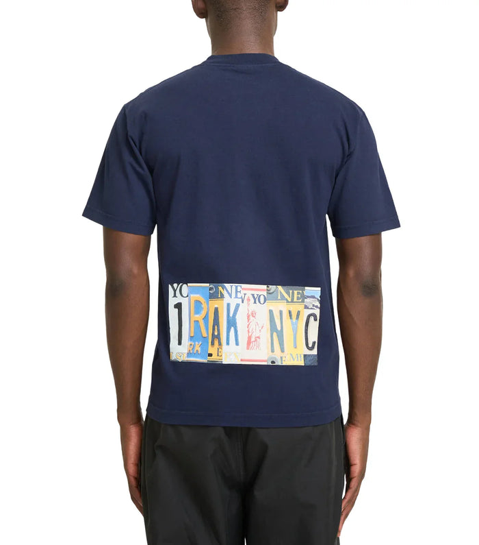 IRAK License Pocket T-Shirt Navy