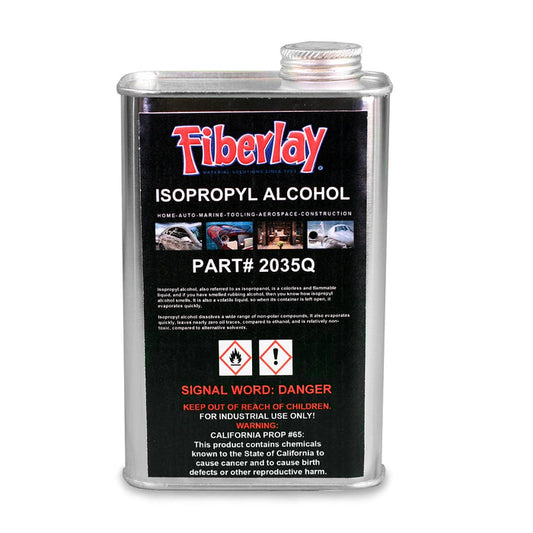 Quart can of Isopropyl Alcohol.