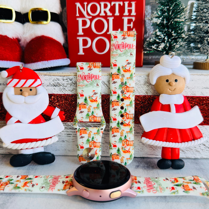 It's the North Pole Print Silicone Band For Samsung Watch