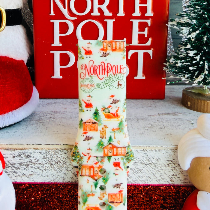 It's the North Pole Print Silicone Band For Samsung Watch
