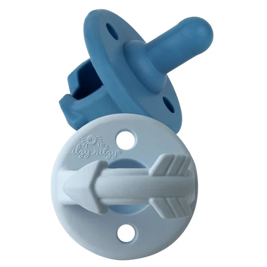 Itzy Ritzy Blue Arrows Sweetie Soother Pacifier 2-Pack
