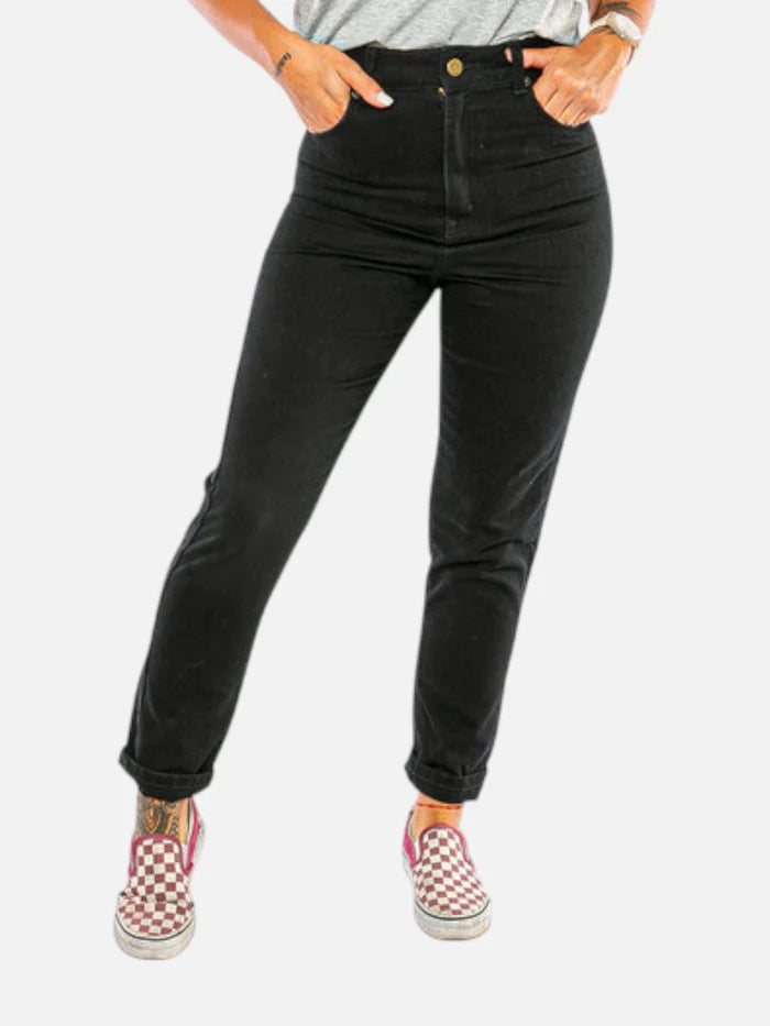 Jean Rip Curl Je Mom Mujer Negro