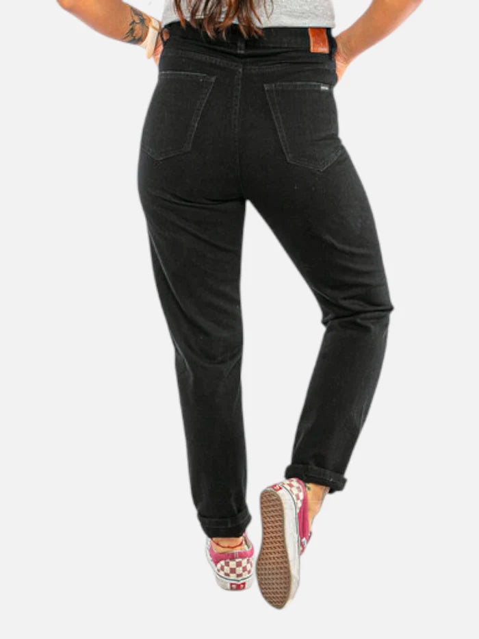 Jean Rip Curl Je Mom Mujer Negro